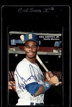1989 Mother's Cookies Autograph Ken Griffey Jr. RC Auto Seattle Mariners #3
