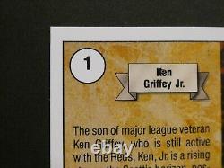 1989 Upper Deck Rookie RC Ken Griffey Jr #1 Seattle Mariners