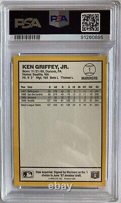 1990 Donruss Best Ken Griffey Jr. PSA 9 MINT Seattle Mariners HOF Best A. L