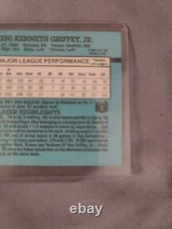 1991 Donruss Ken Griffey Jr Error #77 HOF Seattle Mariners No Dot After C