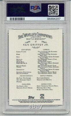 2013 Topps Allen & Ginter Ken Griffey Jr. Card Seattle Mariners Psa 10 Low Pop