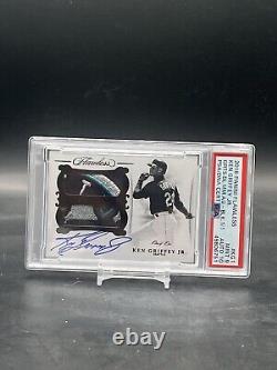 2018 Panini Flawless Ken Griffey Jr Greats Game Used Patch Auto 1/1 Psa 9 10