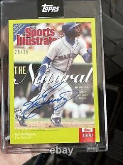2021 Topps x Sports Illustrated 12A Ken Griffey Jr. Seattle On-Card Auto 25/25
