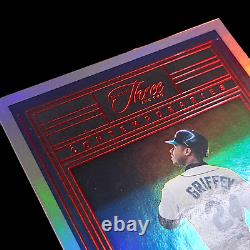 2023 Panini Three & Two Contemporaries KEN GRIFFEY JR. SSP Red Foil Holo /6