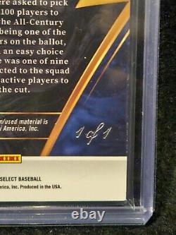 2023 Select Baseball Ken Griffey Jr Gold Vinyl/Superfractor Jersey Relic 1/1