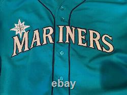 Authentic Russell Athletic Seattle Mariners Ken Griffey Jr. Jersey Teal 48