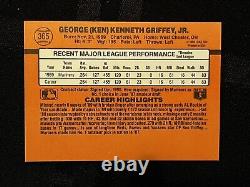 ERROR CARD 1990 Donruss Ken Griffey Jr. #365 No Inc. Ultra Rare