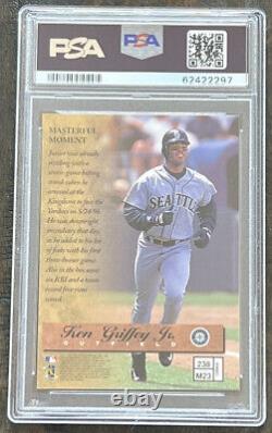KEN GRIFFEY JR. 1997 FINEST 238 With COATING PSA 10 SEATTLE MARINERS