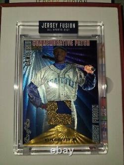 Ken Griffey JR. 2021 Jersey Fusion Game Used Jersey Card Seattle Mariners 1/1