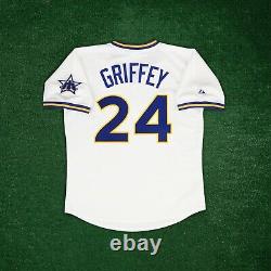 Ken Griffey Jr 1977 Seattle Mariners Cooperstown Men's Home Jersey with Team Patch