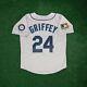Ken Griffey Jr. 1994 Seattle Mariners Men's Road Grey Jersey With Mlb 125th Patch