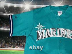 Ken Griffey Jr #24 Seattle Mariners #24 Majestic Made In Usa Jersey Sz Large