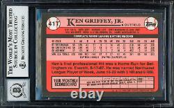 Ken Griffey Jr. Autographed 1989 Topps Traded Rookie Card Gem 10 Auto Beckett