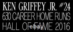 Ken Griffey Jr Autographed and Framed White Seattle Jersey Auto Beckett Cert