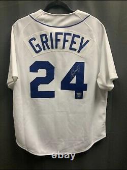 Ken Griffey Jr. Mariners Signed Throwback Mitchell & Ness Authentic Jersey 1989