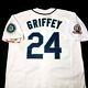 Ken Griffey Jr Seattle Mariners Jersey 1995 Retro Throwback Stitched Nwt 3xl