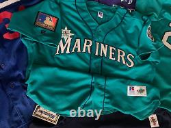 Ken Griffey Jr Seattle Mariners Russell Diamond Collection Jersey XXL 52
