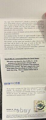Ken Griffey Jr. Seattle Mariners Signed Batting Glove Display UDA #12/124