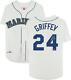 Ken Griffey Jr. Seattle Mariners Signed Throwback Mitchell & Ness Jersey Withinsc