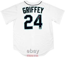 Ken Griffey Jr. Signed Autographed Seattle Mariners White Nike Jersey TRISTAR