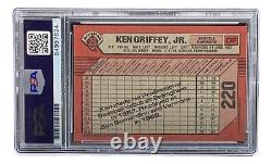 Ken Griffey Jr Signed Seattle Mariners 1989 Bowman #220 Rookie Card PSA/DNA