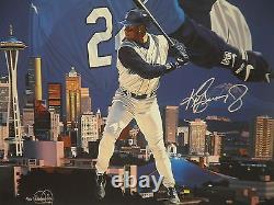 Ken Griffey Jr Signed Seattle Mariners Limited Edition Danny Day Giclee JSA