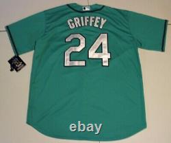 MLB Baseball Seattle Mariners Ken Griffey Jr #24 Jersey 3XL Teal NWT