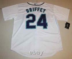 MLB Baseball Seattle Mariners Ken Griffey Jr #24 Jersey Large White NWT