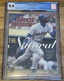 May 7, 1990 Ken Griffey Jr. Seattle Mariners RC First Sports Illustrated CGC 9.4