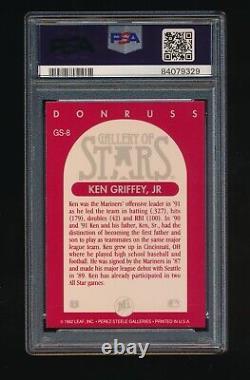 Psa 10 Ken Griffey Jr. 1992 Leaf Triple Play Gallery #gs8 Seattle Mariners