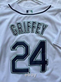 RARE Vintage 90s Seattle Mariners Ken Griffey Jr Baseball Authentic Size 44