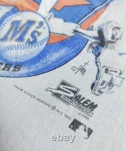 Rare Vintage Ken Griffey Jr. Caricature 1990 T-Shirt MLB Seattle Marine Mariners