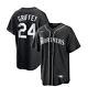 Seattle Mariners Ken Griffey Jr #24 Nike Black Pitch Fashion Mlb Player Jersey